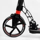 Двоколісний складаний самокат Best Scooter, ліхтарик, 2 амортизатори, дискове гальмо. Black and red (114292) - зображення 4