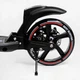 Двоколісний складаний самокат Best Scooter, ліхтарик, 2 амортизатори, дискове гальмо. Black and red (114292) - зображення 5