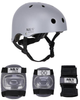 Zestaw Nils Extreme kask dla dziecka MR290 + ochraniacze H230 Szary M (5907695553703) - obraz 1