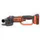 Шліфувальна машина Black&Decker 18V, 4Ah, 125 мм, 8600 об/хв (BCG720M1) - зображення 2