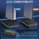 Мультифункціональна RGB док-станція IINE для Playstation 5 Slim із зарядкою для 2-х геймпадів PS5 Dualsense - зображення 3