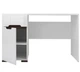 Туалетный столик Ацтека BRW (Black Red White) TOL1D1S/4/11 Белый + Белый глянец 110х41х75 см - изображение 2