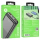 УМБ Портативний зарядний пристрій BOROFON BJ36A PD20W+22,5W Black 20000mAh (58019) - зображення 2
