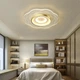 Сучасна LED люстра Квіточка PJ827WG (Біло-золота) 50см - зображення 3