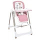Стульчик для кормления качель 2в1 BAMBI M 5897 Pink Розовый для детей от рождения - изображение 1