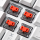 Klawiatura przewodowa Sharkoon PureWriter TKL RGB Kailh Choc Low Profile Red USB White (4044951034284) - obraz 3