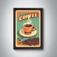 Вінтажний кавовий постер / Кава / Coffee / Ретро-плакат / Вінтаж - изображение 2
