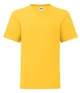 Футболка Fruit of the loom Kids Iconic T 152 см Желтый (61-023-0) - изображение 1