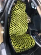 Автомобильные универсальные чехлы салона на сиденья Меховые желтые меховые комплект UN0026 - изображение 1