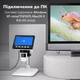 Цифровий мікроскоп Gaosuo M700 з 4,3" LCD дисплеєм та підсвіткою акумуляторний збільшення до 1000X 1080P White - зображення 5