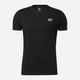 Футболка бавовняна чоловіча Reebok Identity Small Logo Tee 100054973 S Чорна (4065425534901) - зображення 5