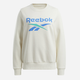 Світшот на флісі утеплений жіночий Reebok Identity Big Logo Fleece Crew 100205763 XS Молочний (1200143878385) - зображення 1