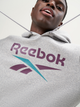 Худі утеплене чоловіче Reebok Identity Big Logo Fleece Hoodie 100206026 S Сіре (1200143879672) - зображення 4