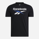 Koszulka męska bawełniana Reebok Identity Big Logo Tee 100206029 2XL Czarna (1200143952801) - obraz 4