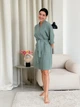 Халат женский COSY кимоно из муслина S темно-оливковый M11 - изображение 1