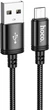 Кабель Hoco X89 Wind charging data cable Micro Black (6931474784346) - зображення 2