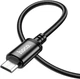 Кабель Hoco X89 Wind charging data cable Micro Black (6931474784346) - зображення 4