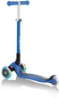 Дитячий 3-колісний самокат Globber Primo Foldable Lights Navy Blue, 432-100-3 - зображення 6