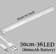 Світлодіодна лампа нічник Led Multifunction 50см white з датчиком руху на акумуляторі - изображение 2