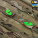 Нашивка M-Tac Tiger Eyes Laser Cut (пара) Multicam/Green/GID - изображение 3