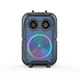 Портативная Bluetooth колонка RIAS ZQS-8120 8" RGB чемодан с караоке 3000 mAh 20W Black (3_05116) - изображение 3