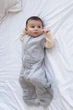 Дитячий обважений спальник LULLABOO L 104 см 12-24 місяці Сірий - зображення 1