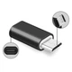 Адаптер перехідник Type-C - Micro USB Black - изображение 3