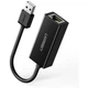 Мережевий адаптер UGREEN CR110 USB 2.0 10/100Mbps Ethernet Adapter Black (20254) - зображення 2