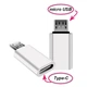 Адаптер перехідник Type-C - Micro USB White - изображение 1