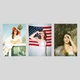 Набір постерів Лана Дель Рей / Плакати Lana Del Rey / 3 шт, А3 - изображение 1
