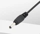 Кабель живлення DC 3.5*1.35 мм USB -> круглий штекер 1м 5В 5V для роутера Чорний - зображення 13