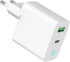 Сетевое зарядное устройство Gembird PD 20W USB-А + Type-C (TA-UC-PDQC20L-W-01) - изображение 2