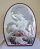 Греческая икона Prince Silvero Богородица с младенцем MA/E907/1 26х35 см - изображение 1