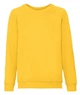 Свитшот детский Fruit of the Loom Classic raglan sweat kids 164 см Желтый (062039034164) - изображение 1