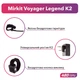 Бездротова гарнітура Mirkit Voyager Legend K2 для рацій Baofeng, Kenwood, Wouxun, Quasheng з роз'ємом 2-pin - зображення 3