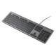 Клавиатура Vinga KB735 black-grey - изображение 1