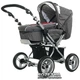 Коляска ABC Design Pramy Luxe (с мягкой люлькой-переноской) серый со вставками (26919/802) - изображение 2