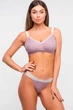 Бавовняний бюстгальтер для вагітних та годуючих мам 814 Amethyst Мамин Дім 85F violet (2550000375564) - изображение 3