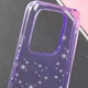 Чохол на Xiaomi Redmi 12C, Xiaomi Poco C55 / для сяомі редмі 12с / поко С55 з блискітками Purple - зображення 4