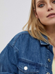 Kurtka jeansowa damska Moodo L-KU-3716 XL Niebieska (5904152296227) - obraz 5