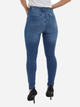 Jeansy skinny damskie z wysokim stanem Moodo L-JE-4002 S Niebieskie (5904152396675) - obraz 2
