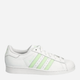 Sneakersy damskie do kostki adidas Originals Superstar W IE3005 41.5 (7.5UK) Biały/Seledynowy (4066765905550) - obraz 1