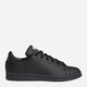 Tenisówki dziecięce dla dziewczynki adidas Originals Stan Smith J FX7523 38.5 (5.5UK) Czarne (4064037246400) - obraz 1