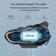 Бездротова водонепроникна мотогарнітура GEARELEC DK02 для шолома з Bluetooth 5.2, чорний "P" (87295815) - зображення 6