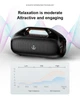 Беспроводная портативная Bluetooth колонка xdobo Kungfu IPX7 |BT5.3, 160W, TWS, USB/AUX, 20h| Черный - изображение 15