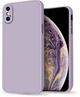 Силіконовий чохол HardCorner iPhone X (з мікрофіброю) Lilac (36123-3B) - зображення 1