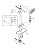 Душевой гарнитур 2 режима струи Grohe Tempesta Cube 110 26907003 - изображение 8