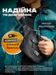 Сумка бананка чоловіча через плече та на пояс Without барсетка слінг крос-боді середня чорна світловідбивна 435963377 - зображення 2