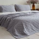 Покривало з наволочками La Modno Harmony 220x240 Pearl Grey (100% бавовна) (200360) - изображение 4