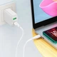 Кабель HOCO X93 Type-C to Type-C 100W, 2m, TPE, TPE connectors, White (6931474790729) - зображення 5